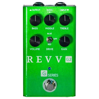 [RV-G2] Revv G2 - Preamp-Overdrive-Distortion Pedal, Green.jfif