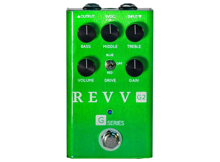 [RV-G2] Revv G2 - Preamp-Overdrive-Distortion Pedal, Green.jfif