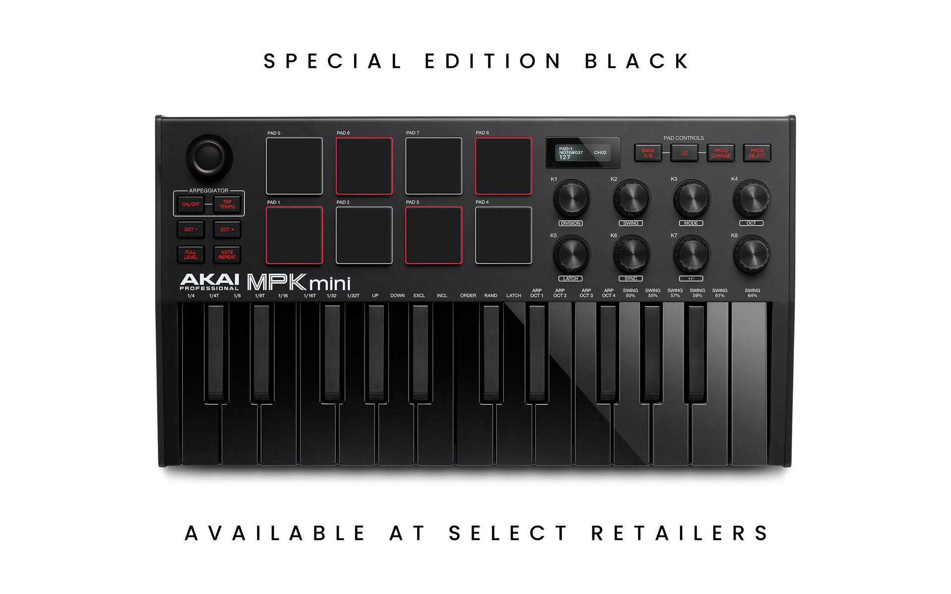 AKAI - MPK Mini MK3 - Special edition Black - Jacky Claes Webshop