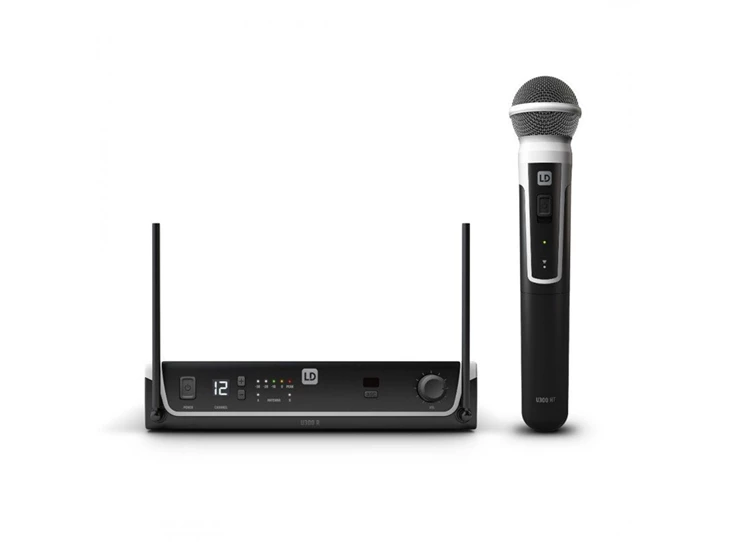 LD-SYSTEMS-U308-HHD-Wireless-Microphone-System-with-Dynamic-Handheld-Microphone-863-865-MHz-823-832-MHz-