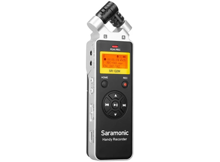 SARAMONIC-SR-Q2M-handheld-linear-PCM-audio-recorder-sturdy-metal-housing-X-Y-stereo-microphone-16-bit-96kHz-microSD-card-slot-USB-C-connector