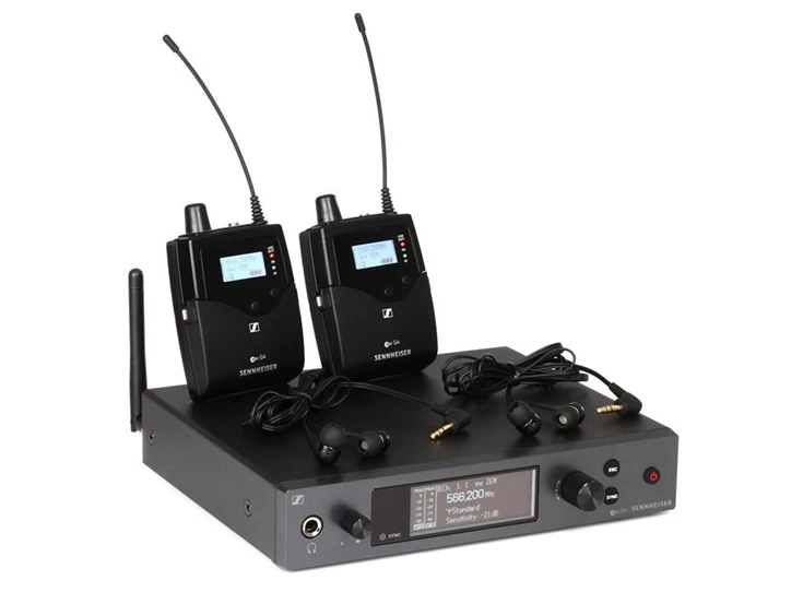 SENNHEISER-In-Ear-Monitor-set-EW-IEM-G4-TWIN-A-2-ontvangers-516-558-Mhz-